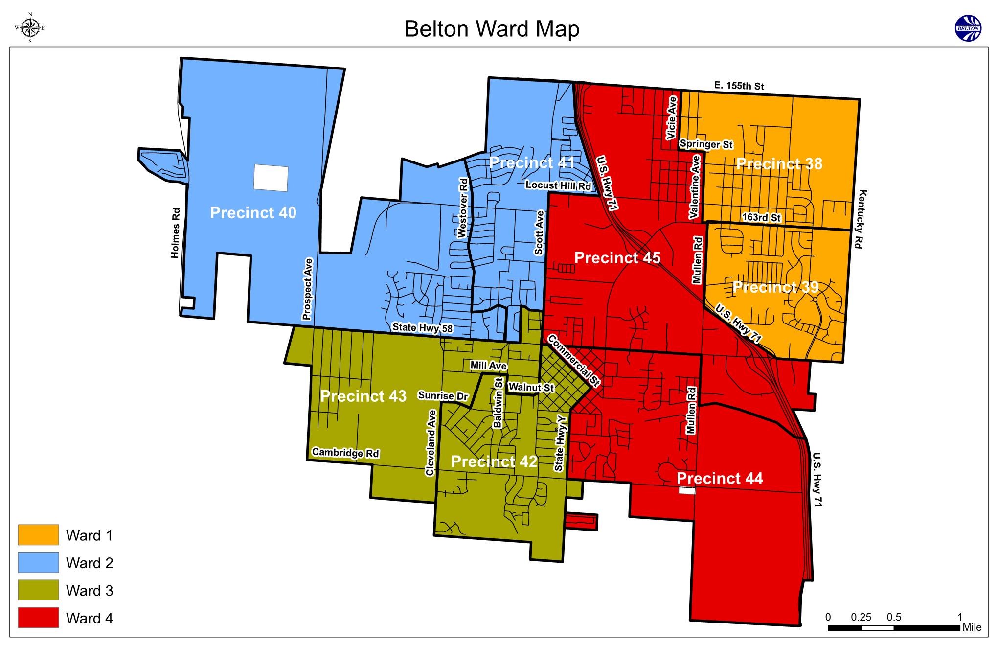 Mapping And GIS City Of Belton   Precinct Map 201210110830291155 