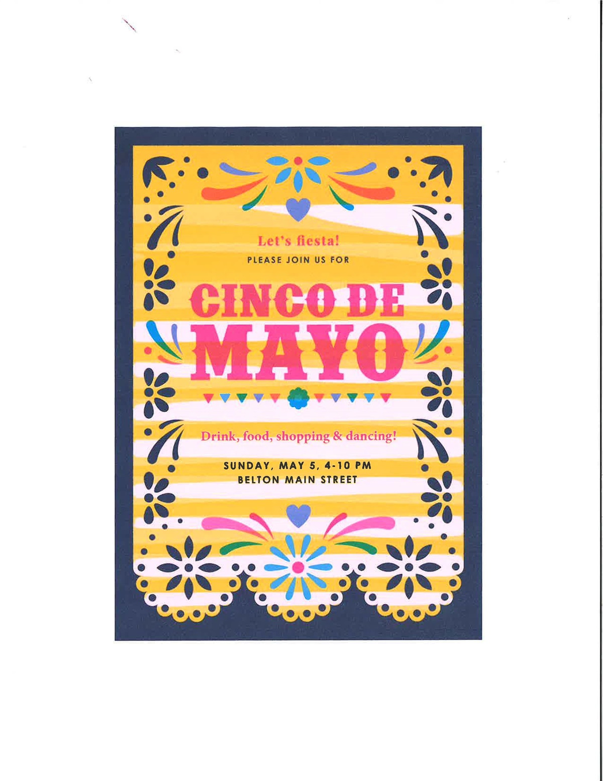 2024 Cinco de Mayo event on Main Street City of Belton